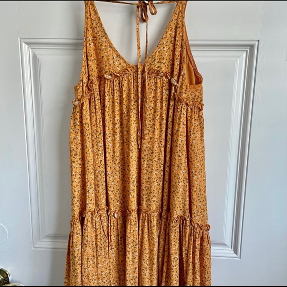 Boho tiered floral mini dress - Picture 4 of 4